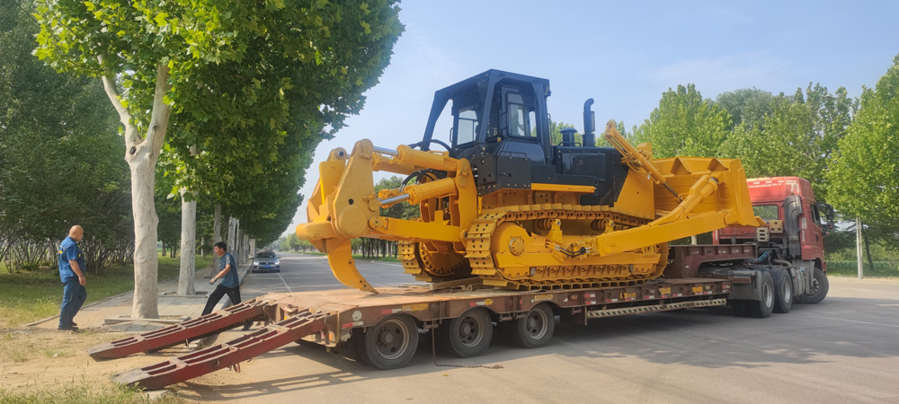 Prueba de campo del topadora SD32 320HP completada, lista para su envío a Argelia