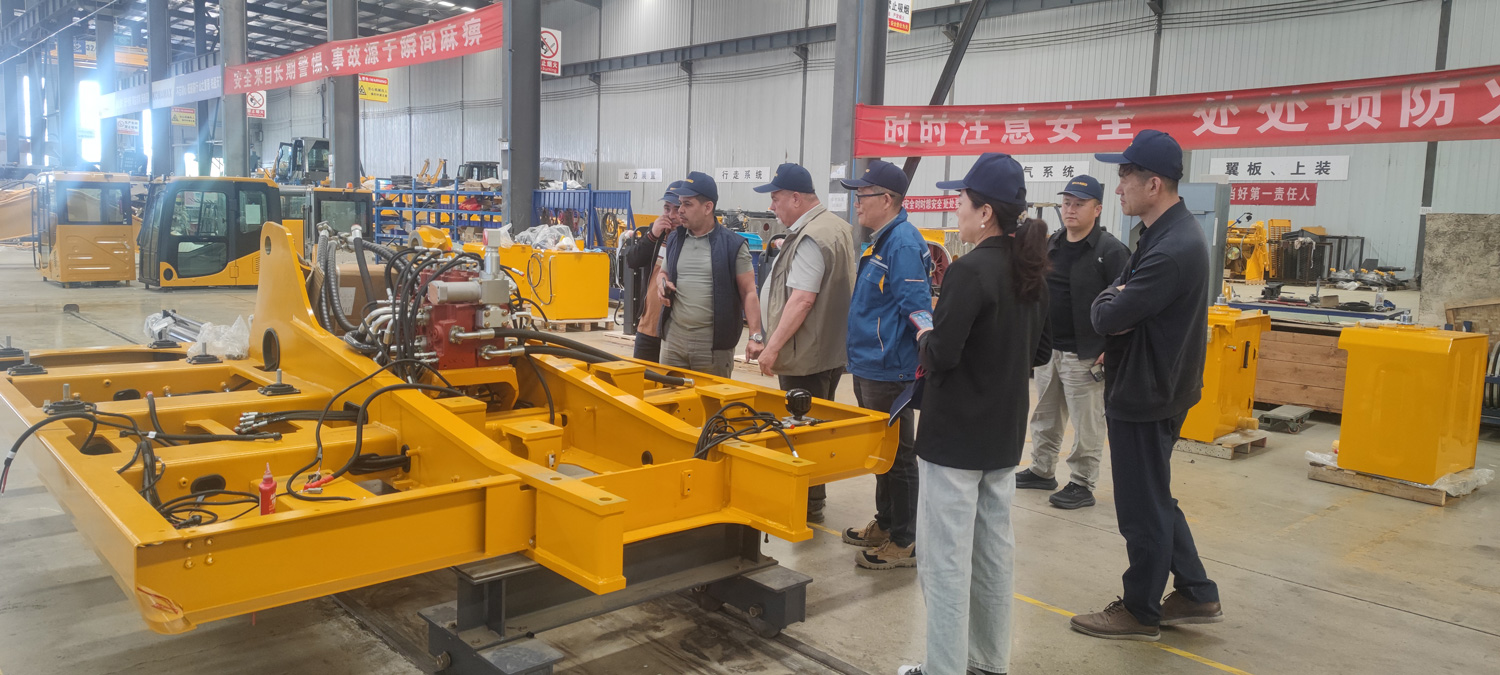 Línea de producción de excavadoras chinas