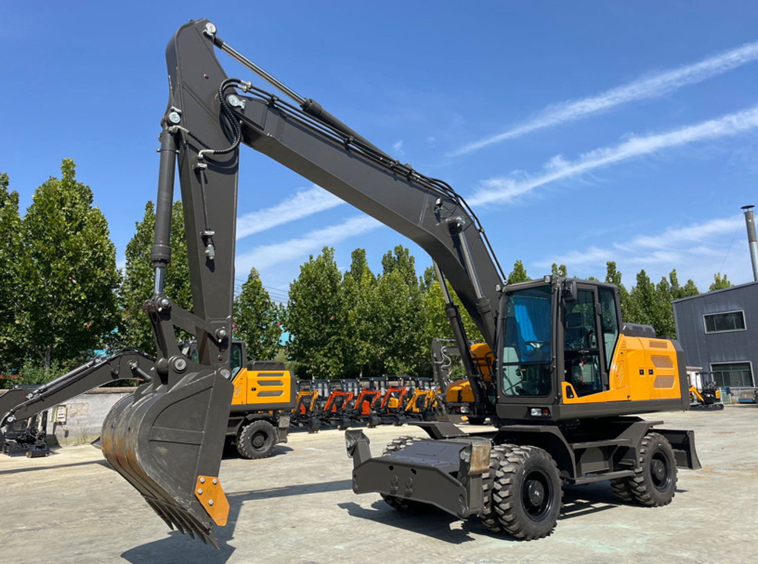 PW180 Excavadora de ruedas