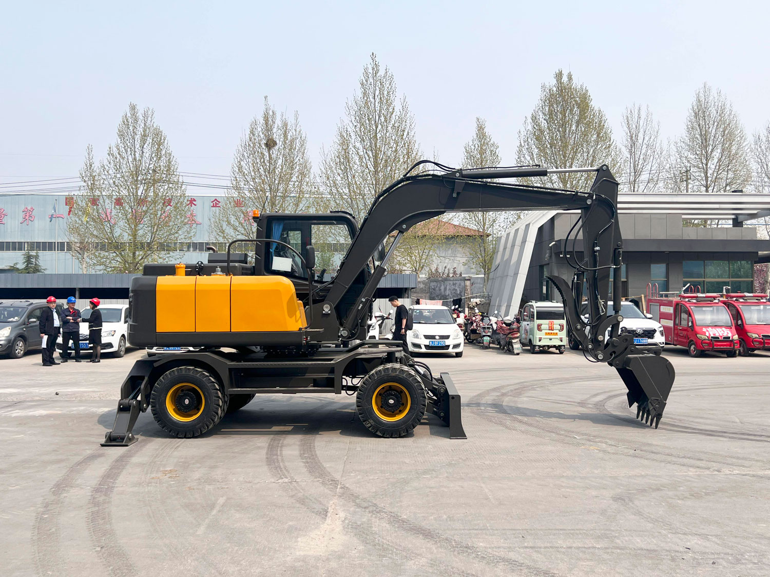 PW80 Excavadora de ruedas