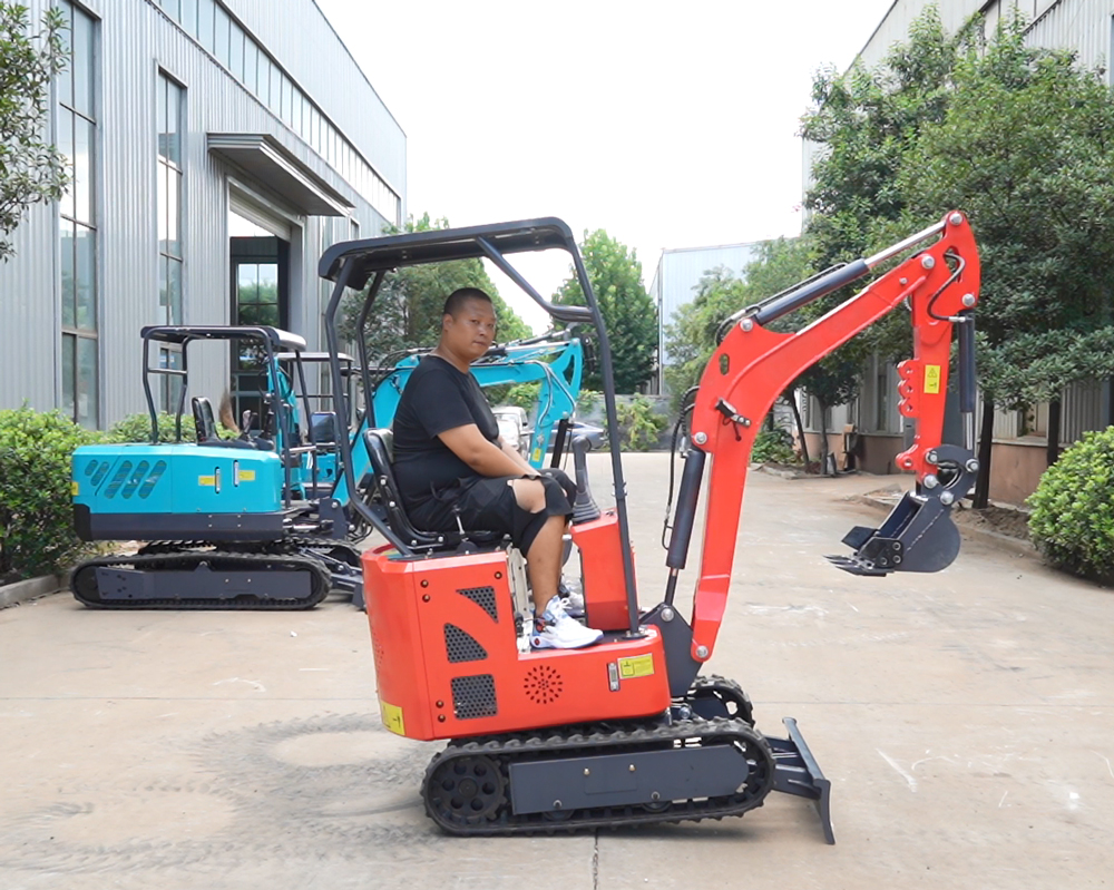  excavadora de orugas pequeña de 18 HP