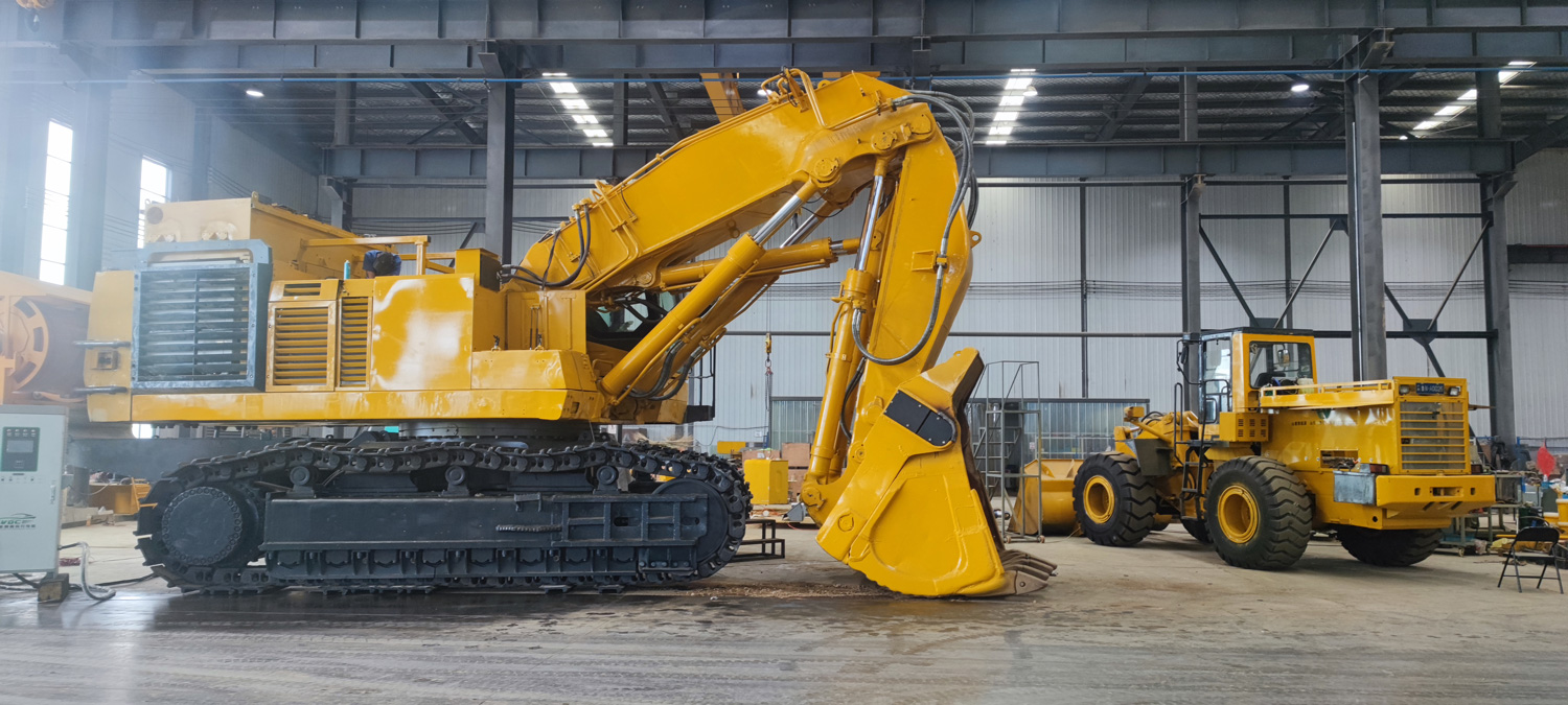 Excavadora grande de 125 toneladas