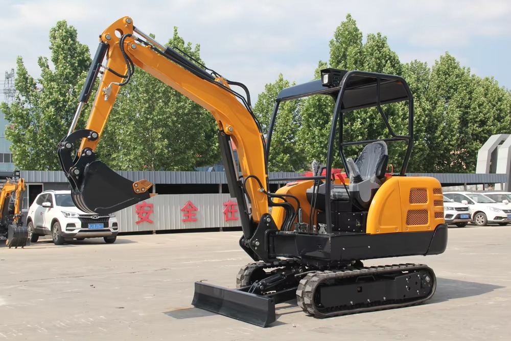 Miniexcavadora de orugas de 2 toneladas
