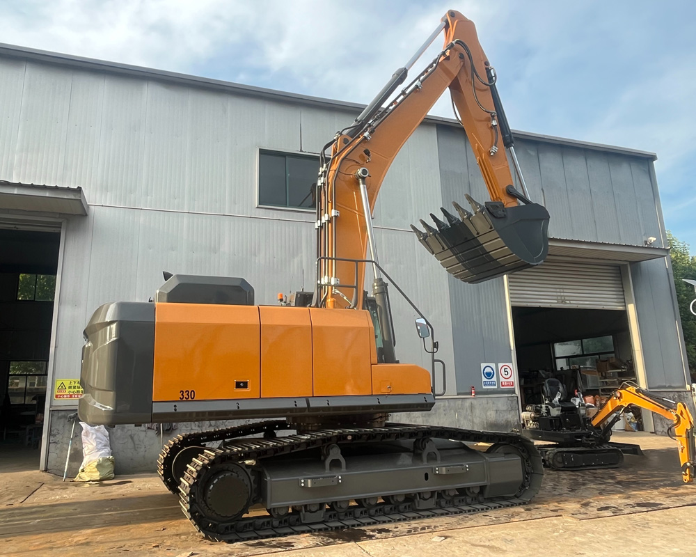  excavadora de orugas de servicio pesado de 33 toneladas