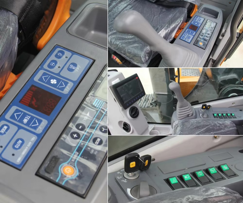 Detalle de la excavadora SH330 2