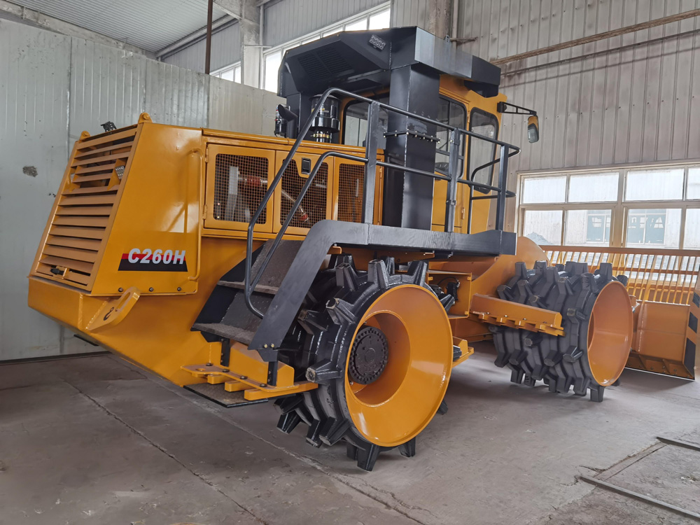  rodillo para vertedero Shangchai de 262HP